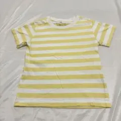 キッズ 半袖 Tシャツ トップス 無印良品 110 男の子 女の子 ボーダー