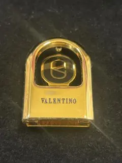 VALENTINO ゴールドバックル Vロゴ ヴィンテージ 金具 ベルトパーツのサムネイル