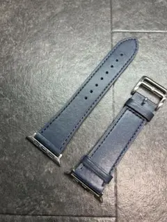 Apple Watch レザー バンド ネイビー