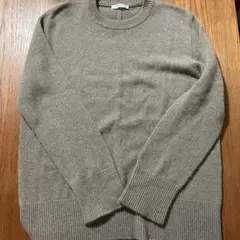 美品　THE ROW　カシミヤ100ニット　ベージュ　XS 美品THE ROWカシミヤ100ニットベージュXS
