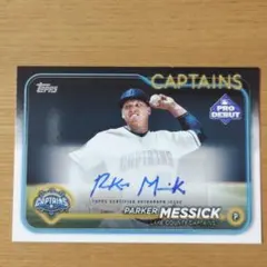 Parker Messick 2024 Topps Pro Debut auto