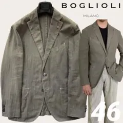 【超美品】 ボリオリ カシミヤ混 ヘリンボーン ジャケット BOGLIOLI 超美品】 ボリオリ カシミヤ混 ヘリンボーン ジャケット BOGLIOLI