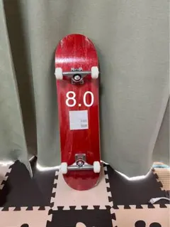 新品 ]レッド 8.0インチ スケートボード コンプリート - メルカリ