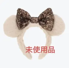 カチューシャ　ディズニーランド　ミニー　スパンコール　ファー　ディズニー