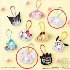パッケージチャーム　サンリオ　5個セット