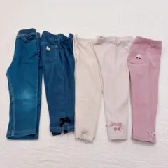 女の子服 保育園着 ズボン5点セット 90サイズ