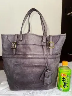 TILA MARCH PARIS レザー トートバッグ グレーのサムネイル
