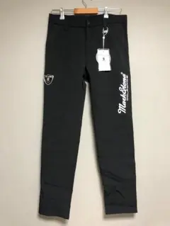 新品未使用 4.1万 MARK & LONA 黒 パンツ ブラック 46 M