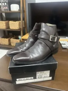 バーバリーブラックレーベル　ブーツ ブラウン