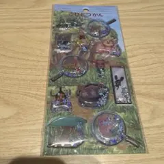 【即日発送】こびとづかん シャカシャカ カプセルシール　フレークシール　正規品