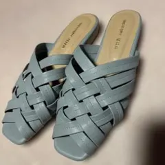 with collection 編み込みサンダル★Lブルーのサムネイル