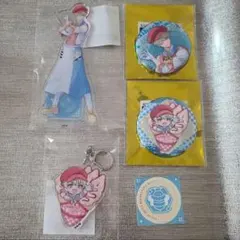 緋八マナ マリオンクレープ コラボ アクリルスタンド 缶バッジ にじさんじ