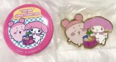 ☆匿名配送☆ちいかわ×サンリオ 缶バッジ・ピンズコレクション 2点セット