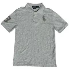 POLO RALPH LAUREN ビッグポニー 半袖ポロシャツ グレー