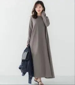 coca エンボス加工　Aラインフレアワンピース　セット売り