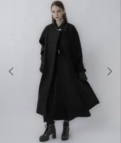 ウーリーテック2WAYスタンドロングコート