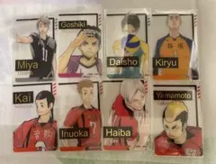 ハイキュー　ファンパーク　箔押しクリアカード　宮治 五色 音駒