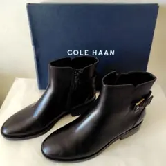 【未使用】COLE HAAN コールハーン ショート ブーツ 黒　25cm
