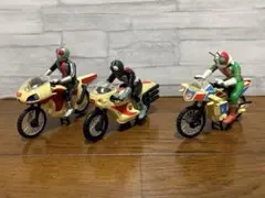 仮面ライダー フィギュア バイク 3体セットのサムネイル