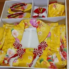 正絹 3歳七五三着物セット