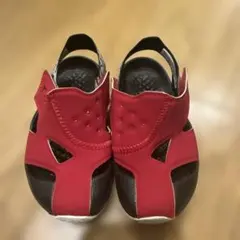 JORDAN キッズ サンダル レッド ブラック 13cmのサムネイル