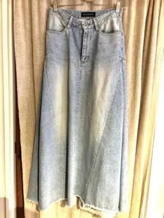 マディソンブルー　定番デニムロングスカート　美品 楽天市場】MADISONBLUE マディソンブルー スカート ロング