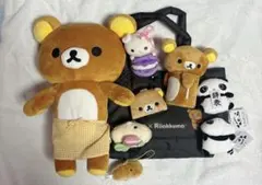 リラックマ　サンエックス　ぬいぐるみ　まとめ売り　カピバラさん　たれぱんだのサムネイル