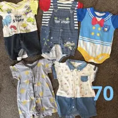 半袖ロンパース5点セット（70センチ）