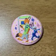 ディズニー 刺繍缶バッジ2 ズートピア
