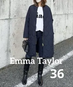 キルティングコート 黒