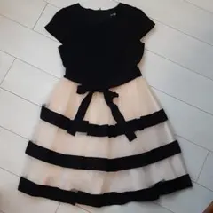 【2点セット】ドレスワンピース&ショルダーバック(結婚式・パーティー)