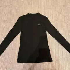 LACOSTE リブニット 長袖 カーキ 38