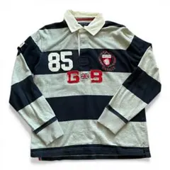 TOMMY HILFIGER メンズ　ラガーシャツ　ポロシャツ　カジュアル　XL