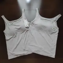 ユニクロエアリズム　ブラタンクトップMサイズ ２枚セット　新品未使用タグ付き