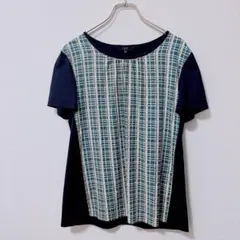 DAKS LONDON 半袖 カットソー チェック柄のサムネイル