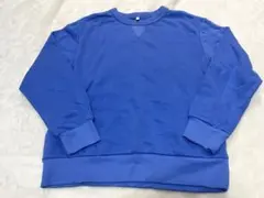GU キッズサイズ　裏毛　トレーナー　140cm ブルー