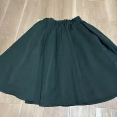 PAGEBOY フレアスカート ダークグリーン Fサイズのサムネイル