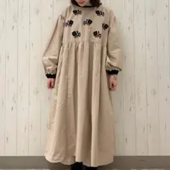 サマンサモスモス⭐︎リサイクルコットン刺繍ワンピース