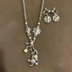 ネックレスイヤリングセット