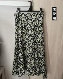 【未使用】プロポーション　proportion レディースロングスカート　花柄のサムネイル