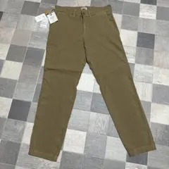 新品タグ付き D.M.G. カジュアルパンツ 日本製 カーキ色 Sサイズ