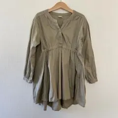 petit main ワンピース ベージュ 子供服 キッズ服 春秋 130