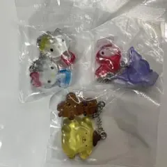 サンリオ　なかよしドロップチャーム 3種セミコンプリートセット