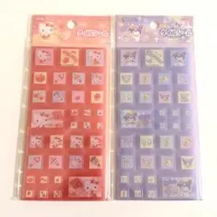 正規品　サンリオ　ハローキティ　クロミ　タイルシール　2種セット