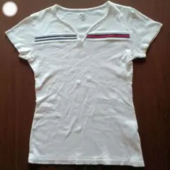 訳あり TOMMY HILFIGER ホワイト Tシャツ M