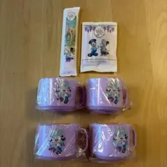 ファンタジースプリングスホテル コップ4個 ほか ディズニーシー