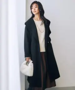 完売◇新品◇タグ付き　センスオブプレイス　リバーショートコート　ライトベージュ 完売◇新品◇タグ付き センスオブプレイス リバーショートコート