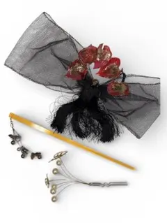 和装髪飾り3点セット