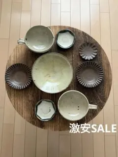 B-COMPANY　ビーカンパニー　折りたたみ　丸テーブル　ウォールナット