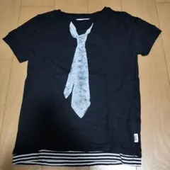 LISTEN HEARTBEAT ネクタイプリント Tシャツ